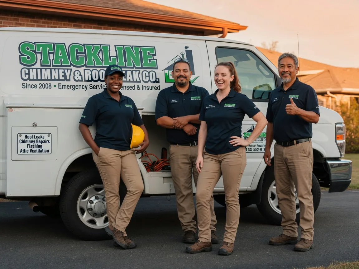 Chimney flashing repair company in Greene, RI
